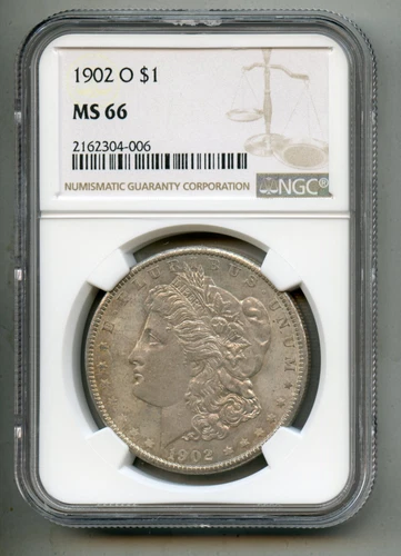 1902 O Morgan Silver Dollar NGC MS 66