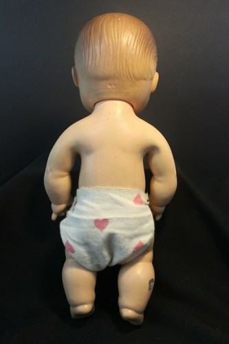 Vintage Horsman Baby Doll - 12" tall -Cloudy O/C eyes Drink/ Wet Marked 21 - Picture 6 of 8