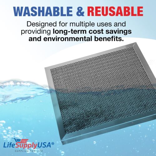 LifeSupplyUSA (16x16x1) Aluminum Electrostatic Air Filter Replacement Washable - Picture 4 of 5