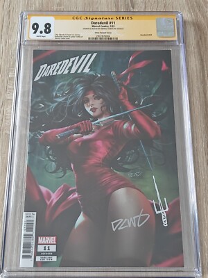 Daredevil #11, CGC 9.8 signed & Sketch, Marvel Comics 7/23, Derrick Chew Variant