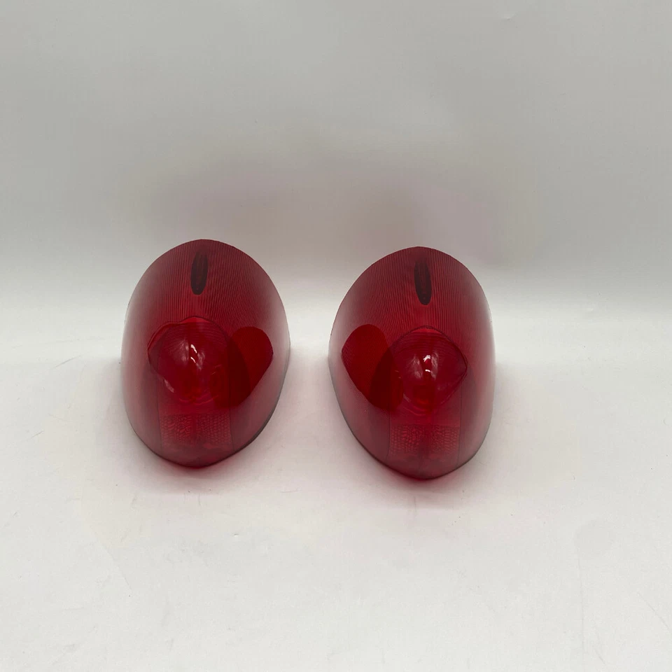 LH&RH Pair Packard Rear Tail Light Lenses Red For 1954-1955 Packard Clipper - Image 4 of 4