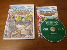 Shrek's Carnival Craze Party Games (Nintendo Wii, 2008) u mini 4-player COMPLETE