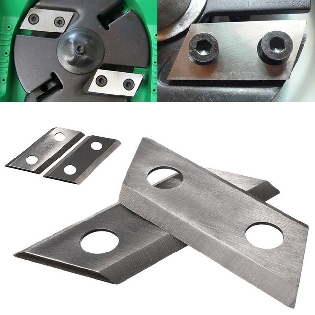 2PCS Garden Shredder Chipper Blades Cutters Set For Eco ES1600