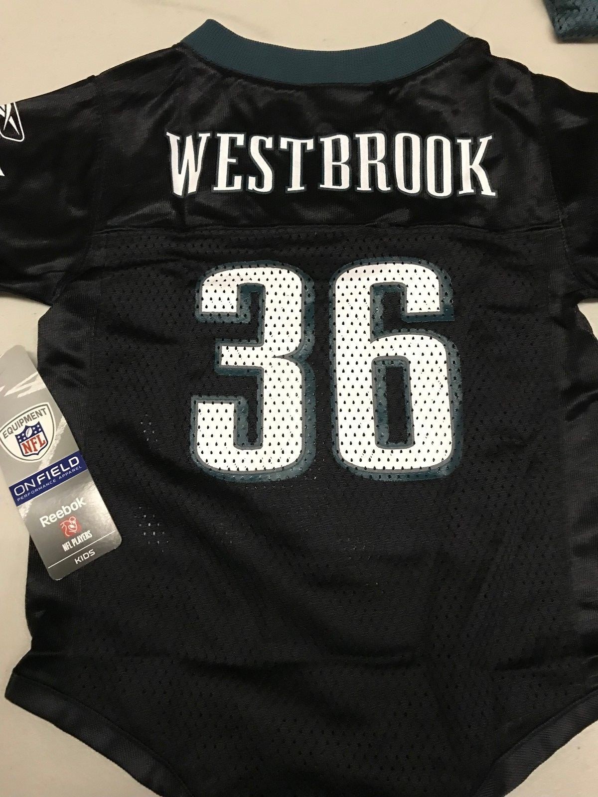 BRIAN WESTBROOK #36 PHILADELPHIA EAGLES BLACK NFL INFANT JERSEY FREE SHIPPING