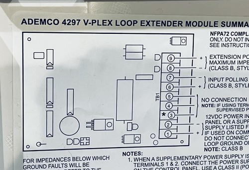 Extensor de bucle Ademco 4297 V-Plex - Imagen 2 de 4