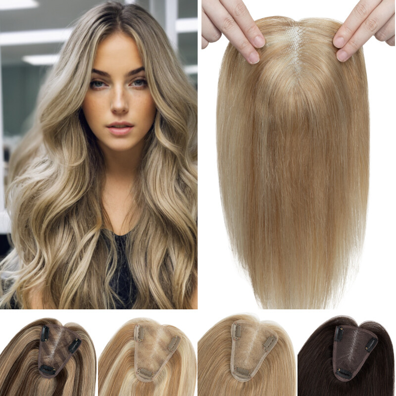 Free Part Swiss Lace Base Clip in Remy Human Hair Women  display picture 2
