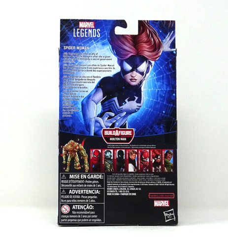 Marvel Legends Spider-Woman Julia Carpenter Molten Man BAF Wave 2018 - Picture 4 of 5