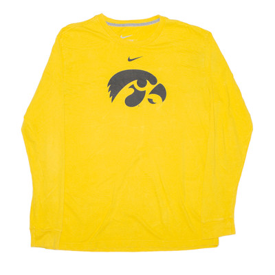NIKE Iowa Hawkeyes Yellow Regular USA 