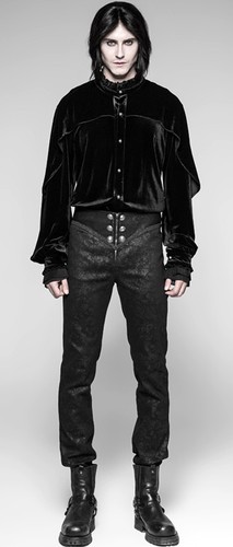 Stock Gothique Cuir Punkrave Baroque Homme Jacquard Gravé En Pantalon Laçage Zqw7RxwBd