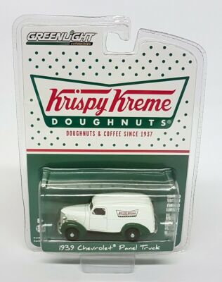Greenlight 1/64 1939 Chevrolet Panel Truck Krispy Kreme Doughnuts Modellauto