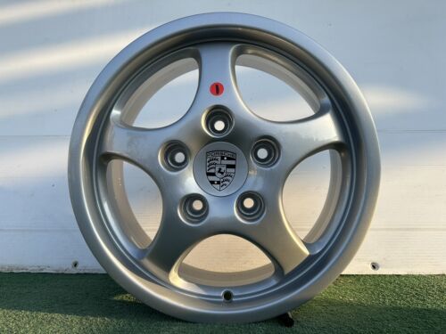 PORSCHE CUP 1 944 911 964 16" GENUINE FACTORY ORIGINAL OEM WHEELS RIMS SET OF 4 - Foto 2 di 14