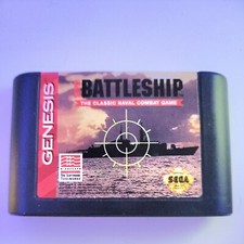Very Clean Super Battleship Sega Genesis 1993 TESTED cartridge only