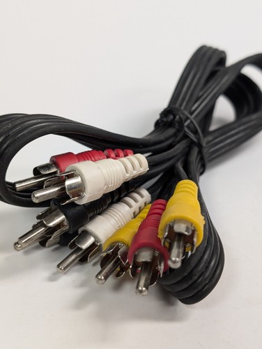 4 enchufes RCA A 4 ENCHUFES RCA CABLE DE AUDIO BLINDADO 4 PIES - Imagen 3 de 3