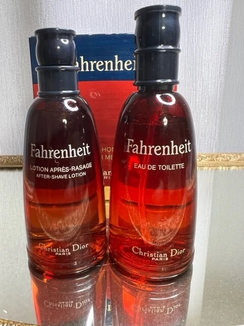 Fahrenheit Dior perfume set edt 50 ml apr s rasage 50 ml. Vintage 1988