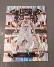 2024 Panini Select WNBA Concourse #51 Allisha Gray Silver Flash Prizm Dream