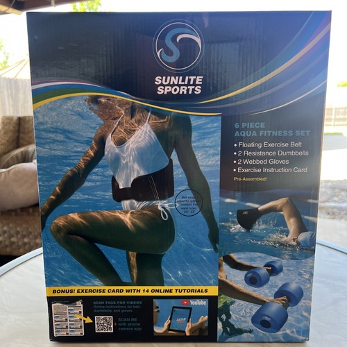 NEW Water Workout Set, High Density Water Weights for Pool Exercise 6 Piece - Picture 8 of 11