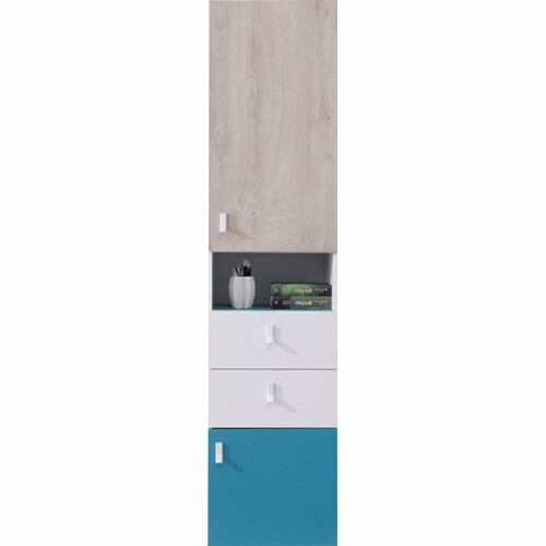 Wäscheschrank Schrank PLANET PL4 eintüriger mit 2 Schubladen Breite 45 cm  - Bild 1 von 6
