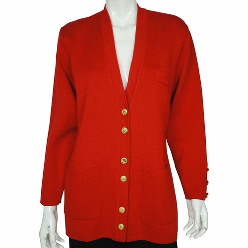 Saint James France Red Cardigan Sweater 