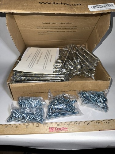 Ravinte Cabinet Hardware Pulls 5'' Brushed Nickel Stainless Steel Pack Of 60 - Picture 12 of 14
