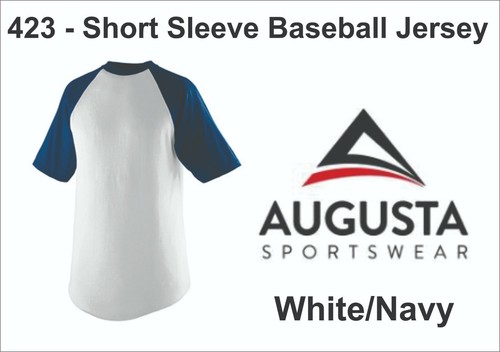 Augusta 423 - Baseball Jersey Shirt, Short Sleeve - Bild 10 von 12