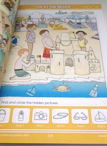 FUN & GAMES Preschool Activity Workbook 320 Pages, Ages 3 - 5 School Zone - Picture 16 of 18