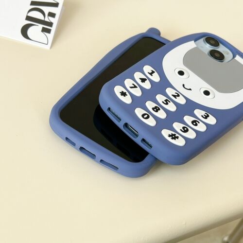 Cute Phone Design Silicone Case For iPhone 15 Pro Max 14 13 12 Soft Phone Cover - Photo 8 sur 16