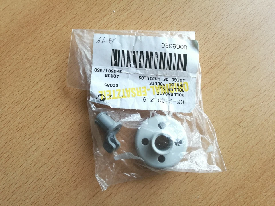 Korbrolle Bosch T.-Nr. 00066320 für Unterkorb Geschirrspüler - Bild 2 von 3