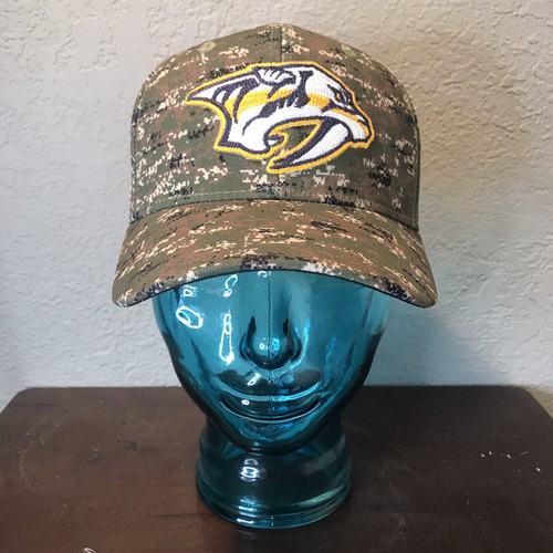 Nashville Predators Adidas Camo Hat NHL 