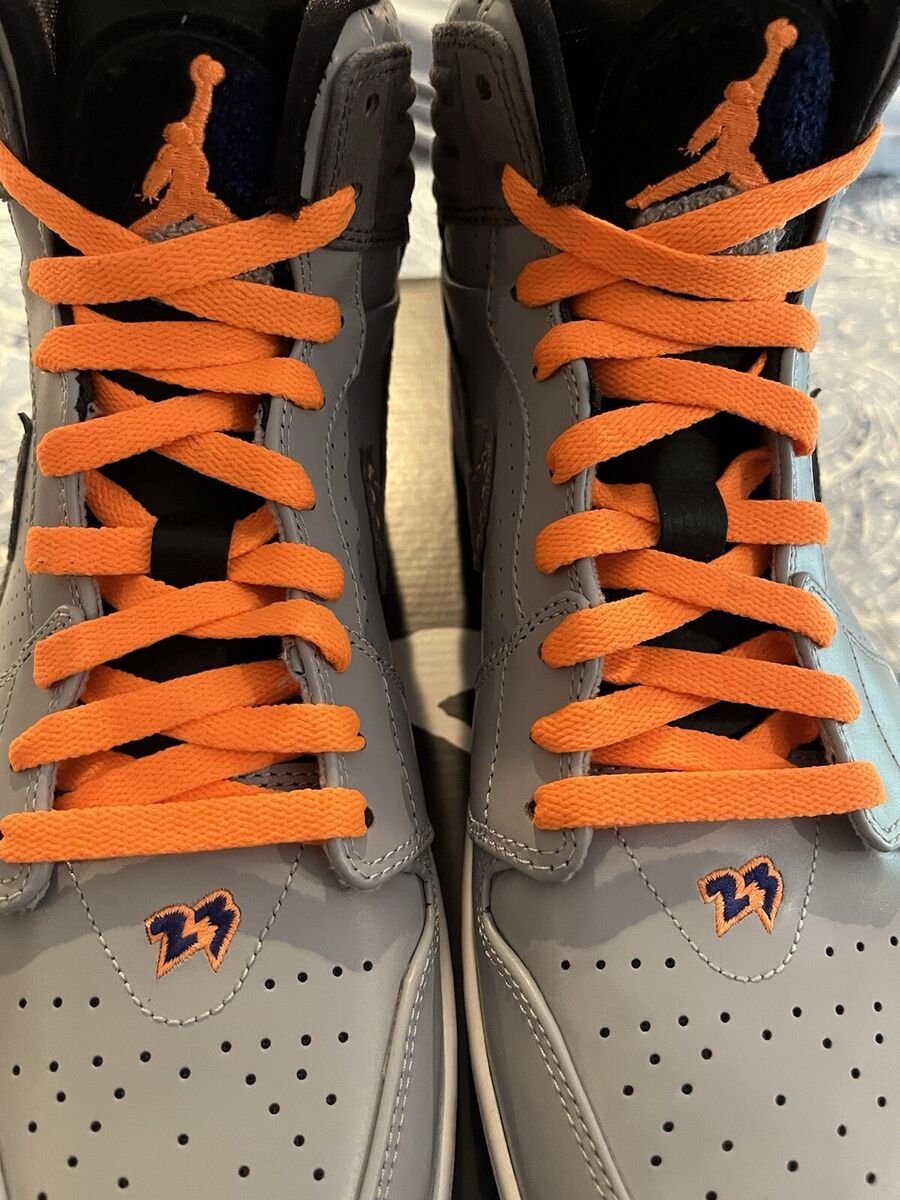 AIR JORDAN 1 RETRO 93 WOLF GREY COOL GREY CITRUS Orange AIR JORDAN 1 RETRO 93 WOLF GREY COOL GREY CITRUS Orange