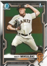 2021 Bowman Draft Chrome Matt Mikulski #BDC-179 RC