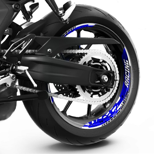 17" Inner Wheel Rim Stickers S18W For Ninja ZX0R 18 19 20 21 22 23 - Imagen 4 de 12