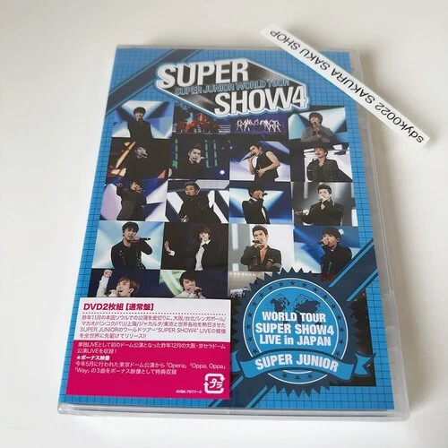 【DVD】【新品未使用未開封】SUPER SHOWスーパージュニア SUPER JUNIOR WORLD TOUR SUPER SHOW4 LIVE in JAPAN Regular Edition