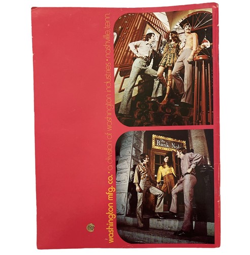 Vintage 1971 Mens Clothing Wholesale Catalog By Washington Manufacturing Co. - Picture 2 of 12