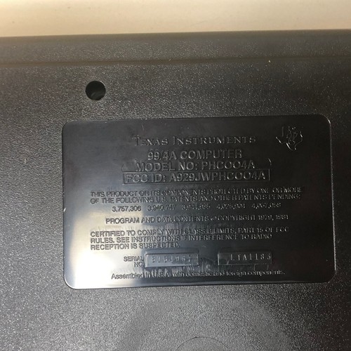 Texas Instruments TI99/4A Home Computer CLEAN W/Box - Afbeelding 13 van 16