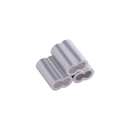 Funda de bucle de prensado de aluminio 70 piezas para cable de cable virola diámetro 3/16" - Imagen 12 de 12