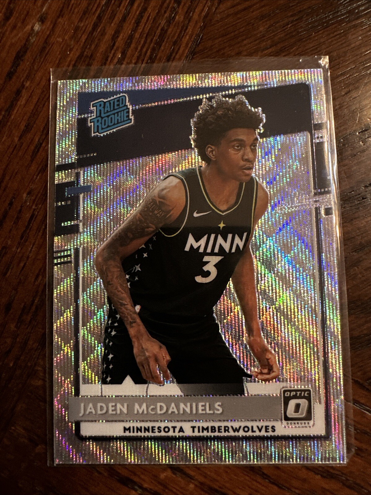 2020-21 Donruss Optic #178 Jaden McDaniels Fanatics