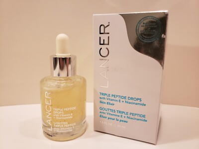 Lancer Triple Peptide Drops Skin Elixir Firm, Lift, Plump 1 Fl Oz