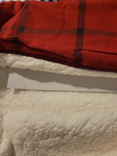 Pottery Barn Anderson Windowpane Plaid Sherpa Euro Sham - Picture 2 of 3