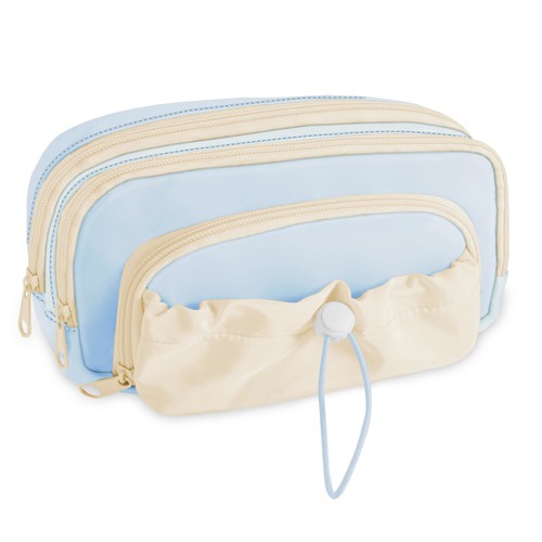 FINPAC Pencil Case 5-Layer Large Capacity Pen Case with Drawstring Durable Bag - Picture 10 of 11