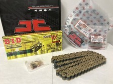 TRIUMPH 765 STREET TRIPLE CHAIN AND SPROCKET KIT 2017 TO 2021 DID GOLD X-RING