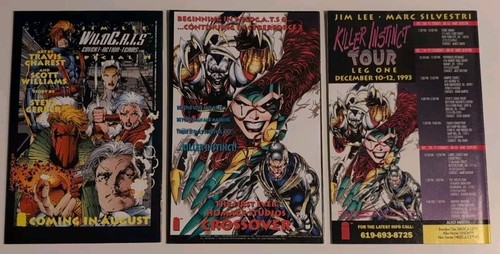 Wildcats Trilogy #1-3 Complete Series Image Comics 1993 Nice Jae Lee Art!!! - Picture 2 of 8