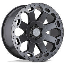 Black Rhino WARLORD Matte Gunmetal Rim: 17x9, 8x165.1/8x6.5, 12mm