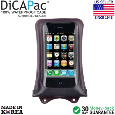 DicaPac WP-i10 Waterproof  Case for Phone (Black)