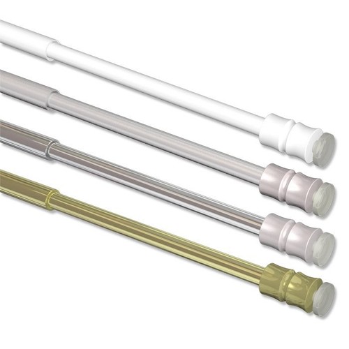 Klemmstange Scheibenstange ausdrehbar m. Gummistopfen Gardinenstange bohrfrei - Bild 1 von 5