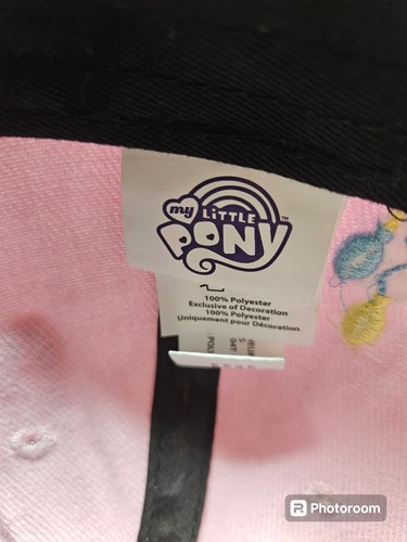 My Little Pony Pinkie Pie Snapback Hat Cap for Girls Bricky Blocks - Picture 6 of 6