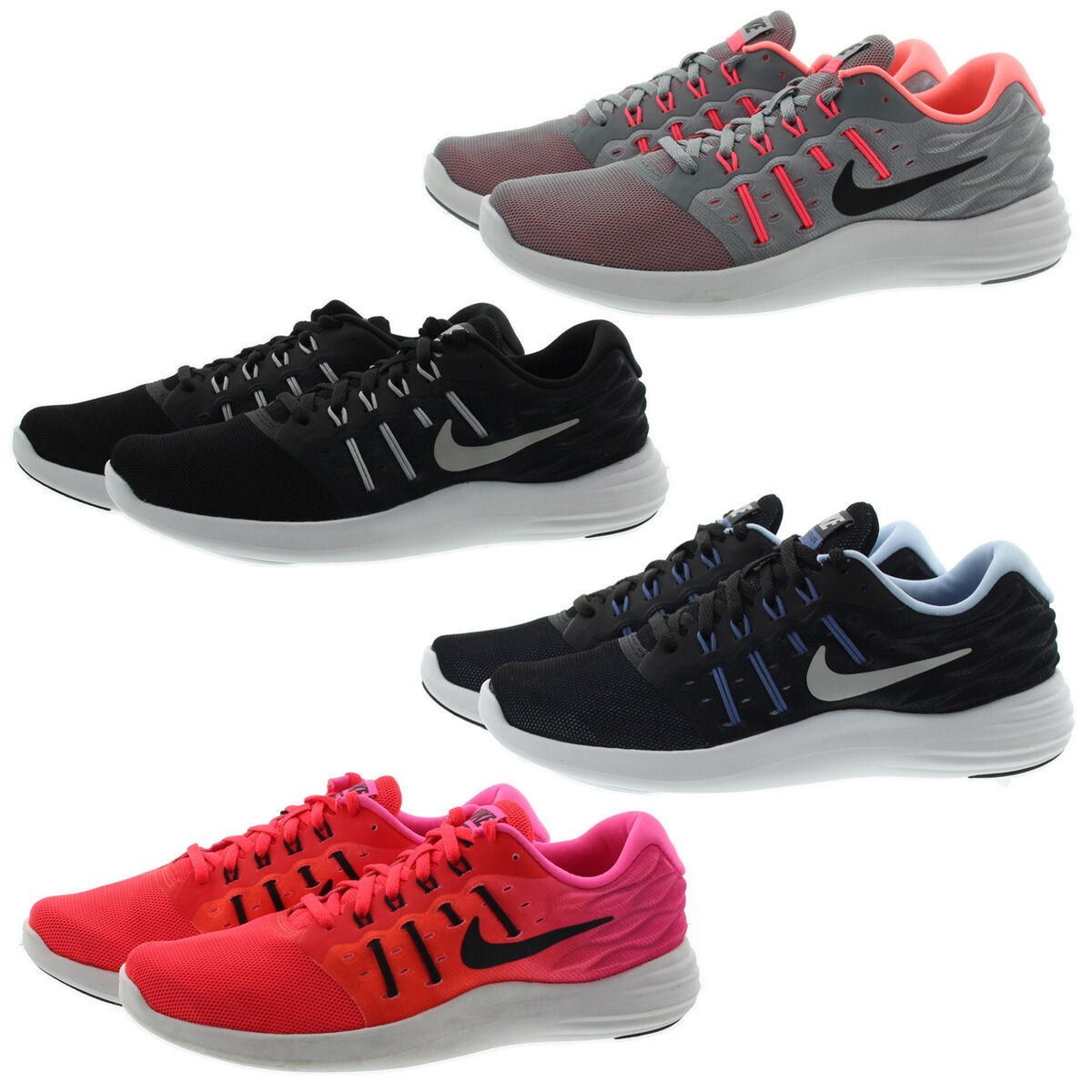 multitud población Custodio Nike 844736 Womens Lunarstelos Low-Top Mesh Performance Running Shoes  Sneakers | eBay