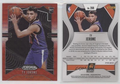 2019-20 Panini Prizm Rookie Ruby Wave Prizm Ty Jerome #268 Rookie RC