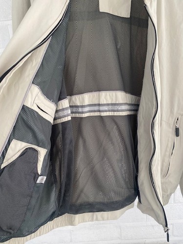 Di Quattro Sportjacke Herren wasserdicht creme leichter Mantel Gr. L - Bild 5 von 11