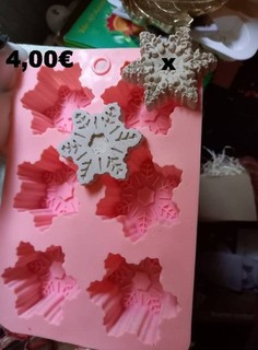silikonform gießform Sterne Beton Raysin Gips und Resin Weihnachten Advent