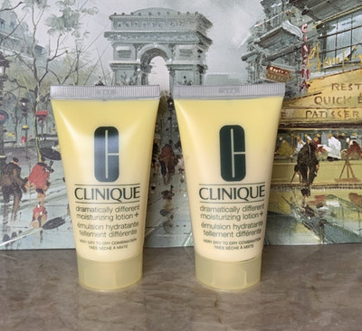 CLINIQUE Dramatically Different Moisturizing Lotion Very Dry /Dry 2x 1.7oz/ 50ml